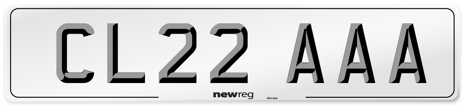 CL22 AAA Number Plate from New Reg
